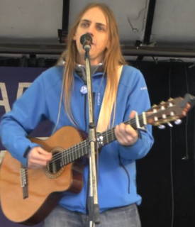 Weiherer auf der Ostermarsch-Bühne