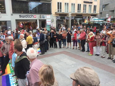 Foto: F. Haslbeck Marienplatz Hiroshimatag