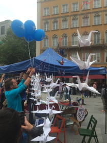 Foto: F. Haslbeck Marienplatz Hiroshimatag
