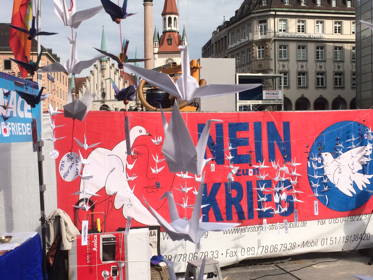 Foto: F. Haslbeck Marienplatz Hiroshimatag