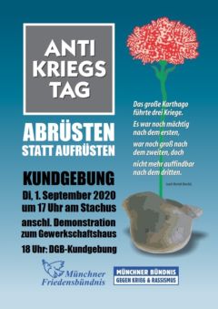 Antikriegstag München 2020