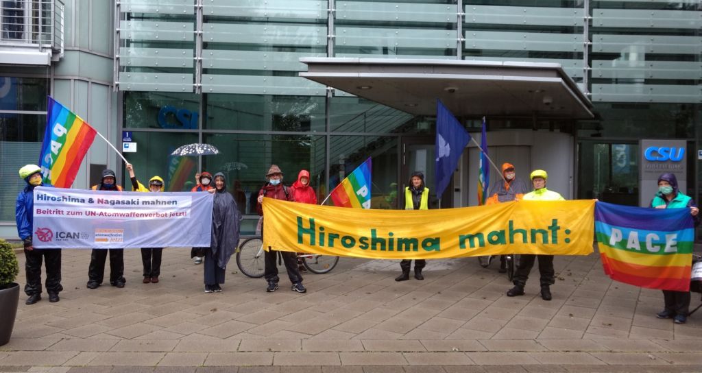 Fahrraddemo Atomwaffen abschaffen- die nukleare Teilhabe beenden!