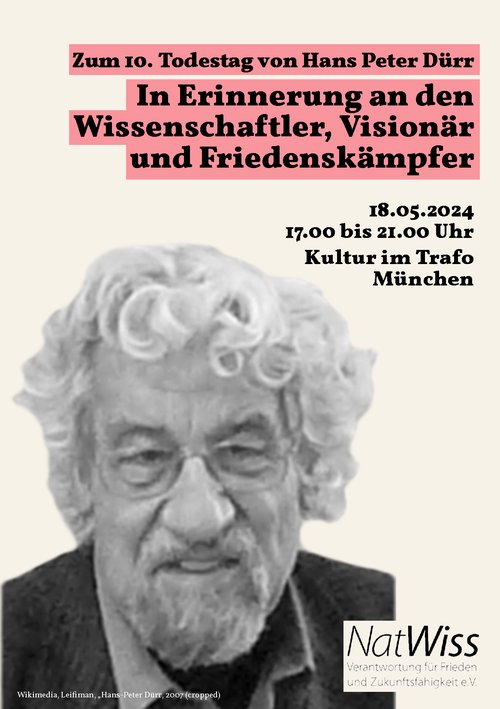Bild: Hans Peter Dürr - Wissenschaftler,Visionär und Friedenskämpfer
