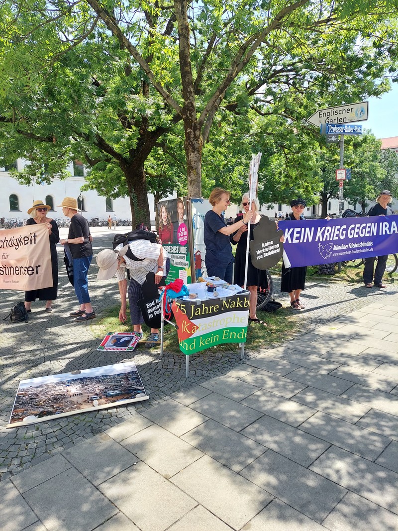 Gerechtigkeit für Palästina - Mahnwache