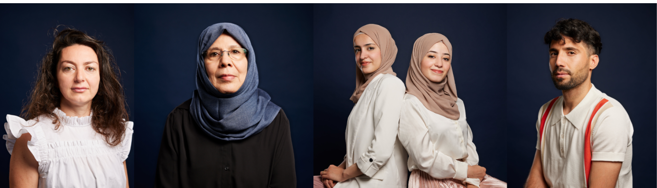 Gruppenbild aus der Ausstellung