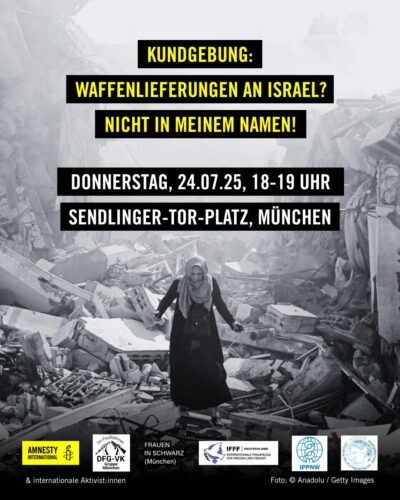 Waffenlieferungen an Israel? . NICHT ,,