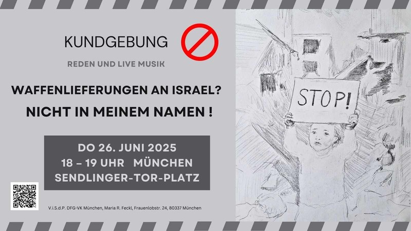 Kundgebungen gegen Waffenlieferungen ...