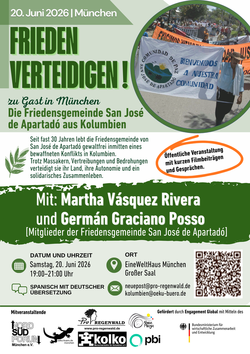 Frieden verteidigen Kolumbien