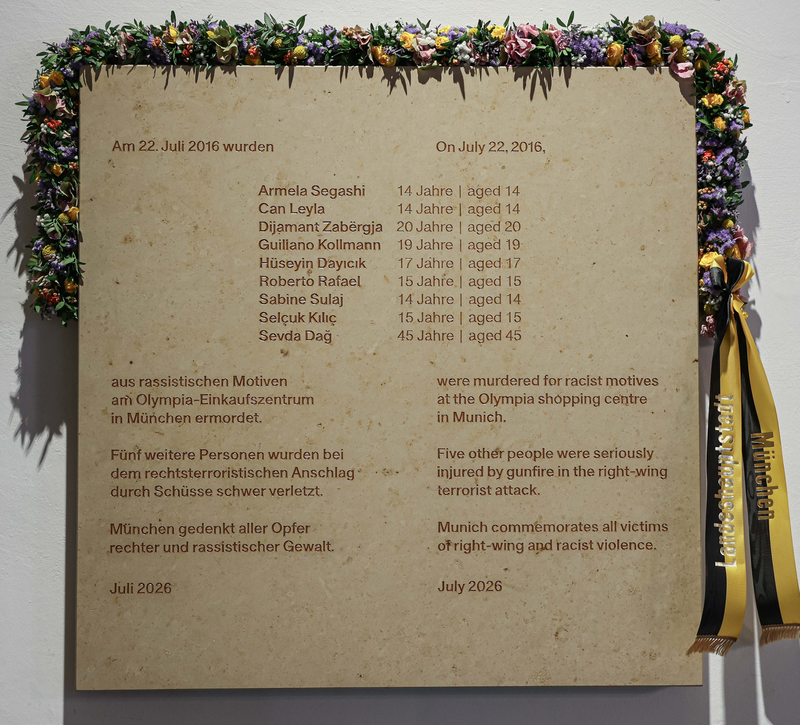 Gedenktafel 2016